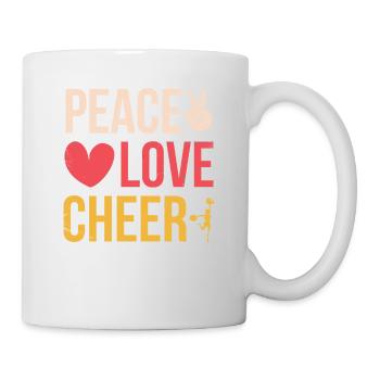 Friedensliebes-beifall-design Für - Tasse - Weiß - Rechts