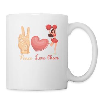 Friedensliebes-beifall-design Für - Tasse - Weiß - Rechts