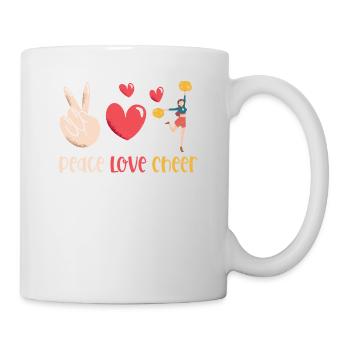 Peace Love Applause Design pour - Mug blanc - blanc - Droite