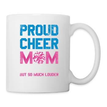 Proud Cheer Mom like a normal mom for - Mug - white - Right