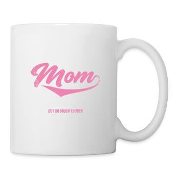 Proud Cheer Mom like a normal mom for - Mug - white - Right