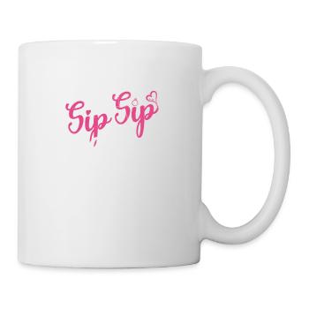 Sip Sip Hurra Marriage Design for Bride-Groom - Mug - white - Right