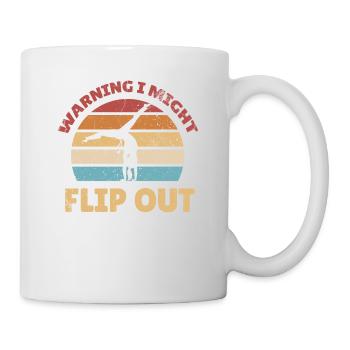 Warning: I could use the design for cheerleaders - Mug - white - Right