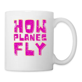 Comment les avions volent Design pour les pilotes - Mug blanc - blanc - Droite