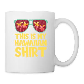 Das Ist Mein Hawaiihemd-sonnenbrillen-design Für - Tasse - Weiß - Rechts