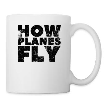Comment les avions volent Design pour les pilotes - Mug blanc - blanc - Droite