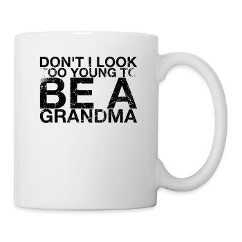 Je n’ai pas l’air trop jeune pour créer un design de grand-mère - Mug blanc - blanc - Droite
