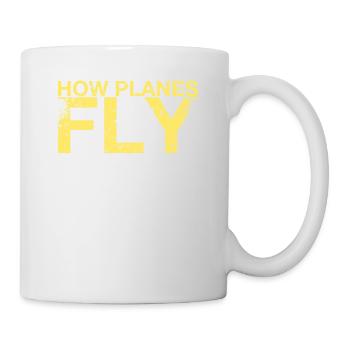 Comment les avions volent Design pour les pilotes - Mug blanc - blanc - Droite