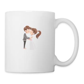 Le couple de mariée le plus doux que j’ai jamais fait pour la mariée - Mug blanc - blanc - Droite