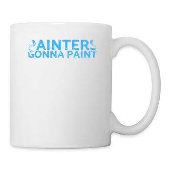 Devenir peintre Design de peinture pour peintres - Mug blanc - blanc - Droite