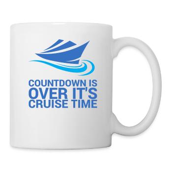 The countdown is over, it's cruise time - Mug - white - Right