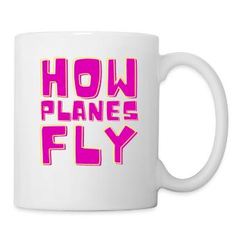 Comment les avions volent Design pour les pilotes - Mug blanc - blanc - Droite