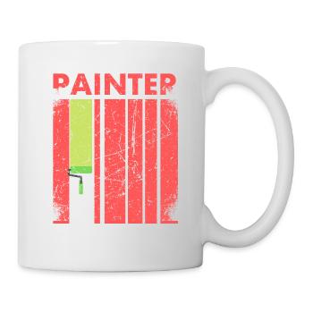 Peintre-décorateur-design Pour peintre-artistes - Mug blanc - blanc - Droite
