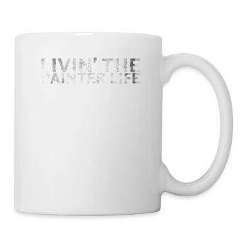 Livin' The Painter Life Decorator Design pour - Mug blanc - blanc - Droite