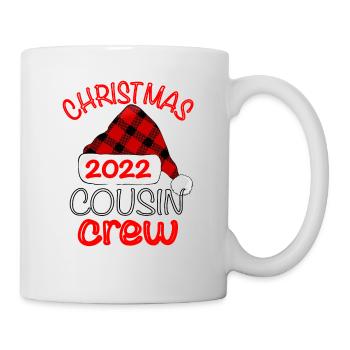 Équipage du cousin de Noël - Mug blanc - blanc - Droite