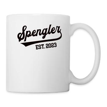 Spengler 2023 Meister Ausbildung Klempner Handwerk - Tasse - Weiß - Rechts