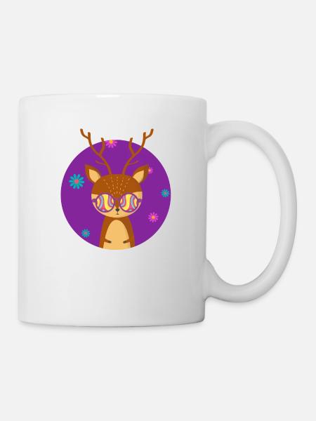 Deer's Hippie - Mug - white