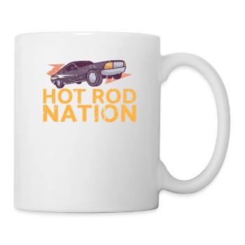Hot Rod Nation Design Für Oldtimer-fans - Tasse - Weiß - Rechts