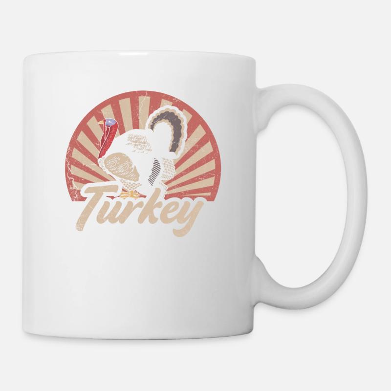 Truthahn - Tasse - Weiß