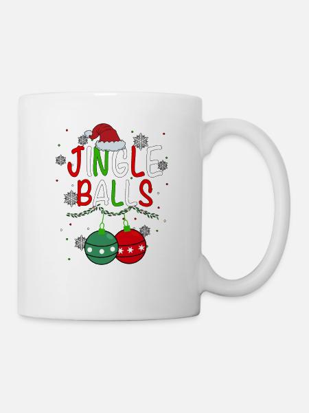 Jingle Bälle - Tasse - Weiß