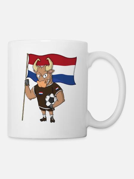 Taurus Fan Pays-Bas - Mug blanc - blanc