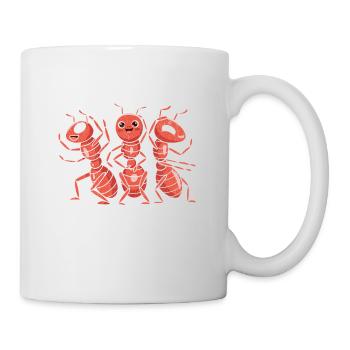 Cheer Ant Design pour les amants de fourmis Tante Tante - Mug blanc - blanc - Droite