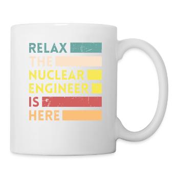Relax, who is a nuclear engineer - Mug - white - Right