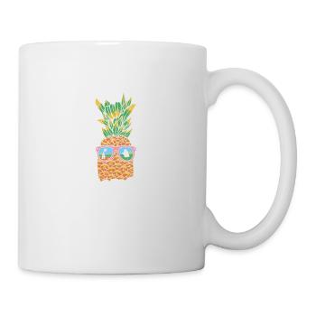 Dies das Ananas - Tasse - Weiß - Rechts
