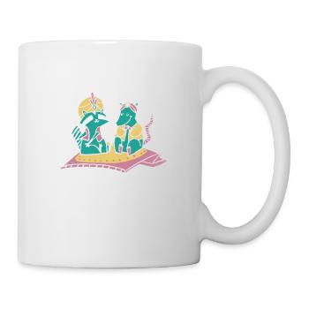Je peux vous montrer des ordures - Mug blanc - blanc - Droite