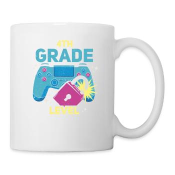 4. Klasse Abgeschlossen - Tasse - Weiß - Rechts