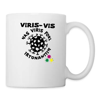 Virus Invasion - Tasse - Weiß - Rechts