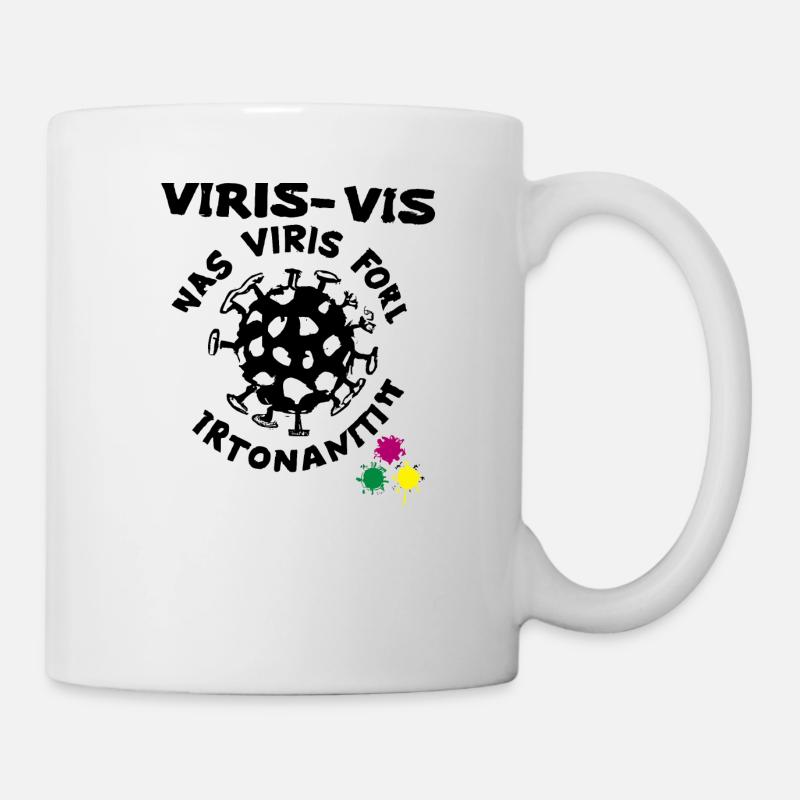 Virus Invasion - Tasse - Weiß
