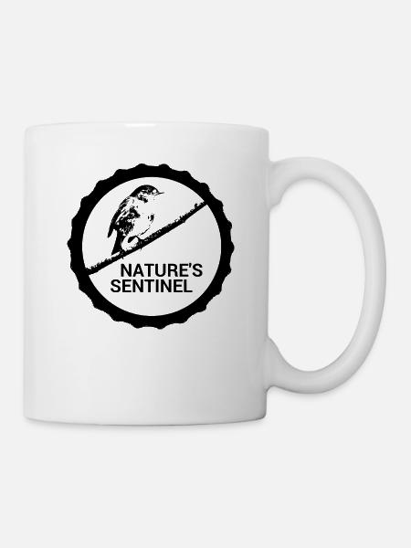 Wächter der Natur #Rotkehlchen - Tasse - Weiß