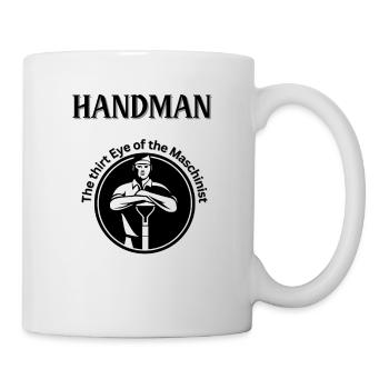 Handman (The thirt Eye of the Maschinist) - Tasse - Weiß - Rechts