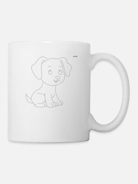 Cute puppy #1 - Mug - white