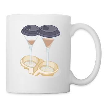Martini to go - Tasse - Weiß - Rechts