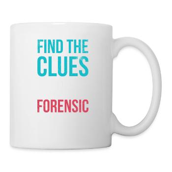 Find the clues, solve the case, investigator - Mug - white - Right