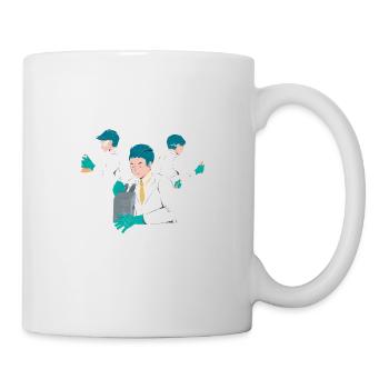 Forensic scientist instead of pathologist, investigator - Mug - white - Right