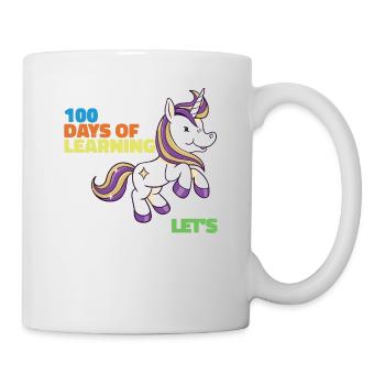100 jours d’apprentissage Célébrons - Mug blanc - blanc - Droite
