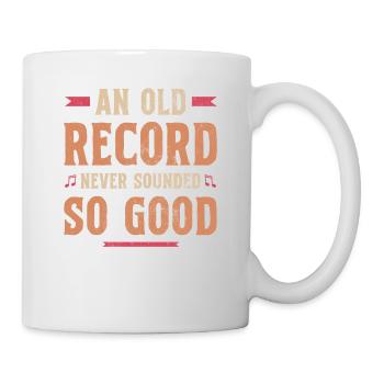 Vinyl Turntable Collecting, Vinyl Record - Mug - white - Right