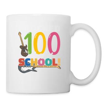 J’ai bercé 100 jours d’école - Mug blanc - blanc - Droite