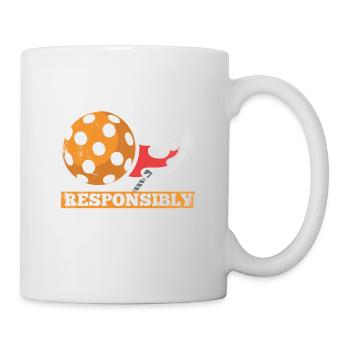 Das Leben Ist Erstaunlich, Pickleball Macht Es - Tasse - Weiß - Rechts