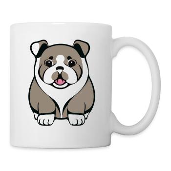 Juste chien mignon - Mug blanc - blanc - Droite