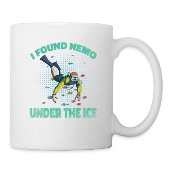Ich Habe Nemo Under The Ice, Ice Diver, Gefunden - Tasse - Weiß - Rechts