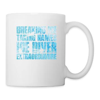 Eis Brechen Namen Nehmen, Eistaucher - Tasse - Weiß - Rechts