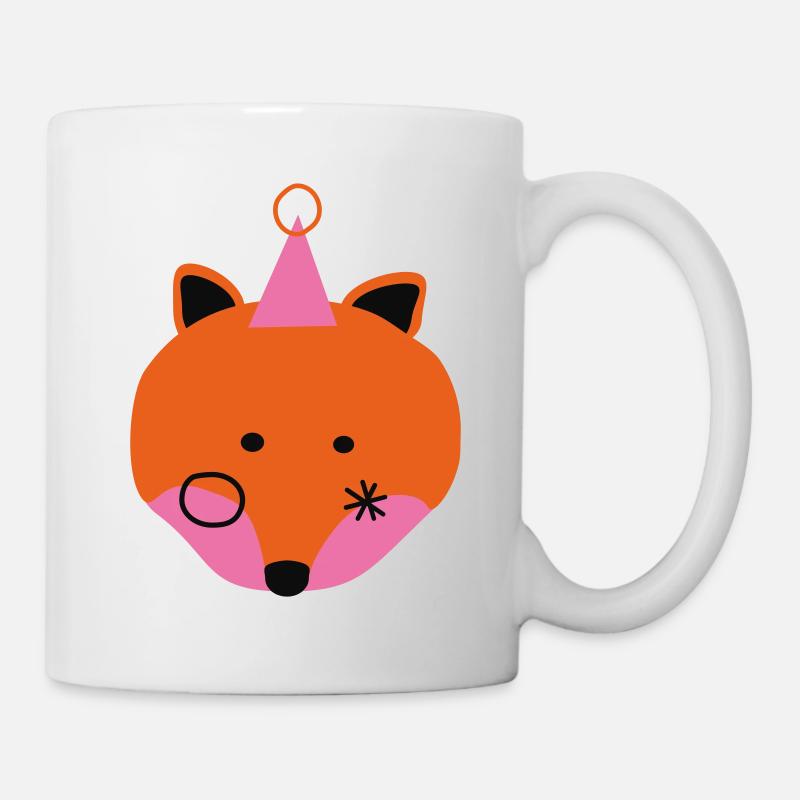 Partyfuchs - Tasse - Weiß