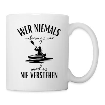 Kajak-Kanu-Wassersport-Spruch-Kanadier-Kajak Sport - Tasse - Weiß - Rechts