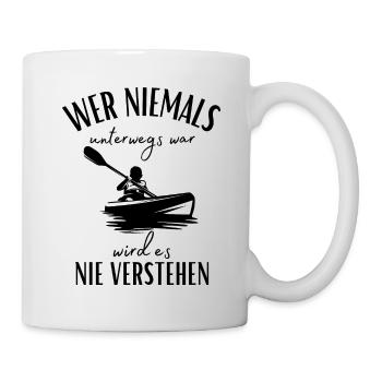 Kajak-Kanu-Wassersport-Spruch-Kanadier-Kajak Sport - Tasse - Weiß - Rechts