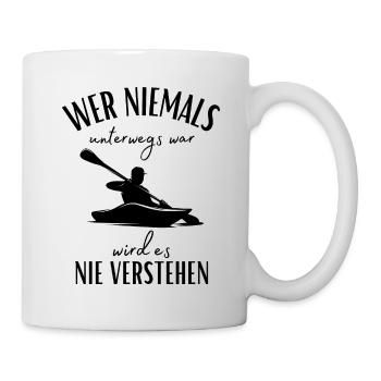 Kajak-Kanu-Wassersport-Spruch-Kanadier-Kajak Sport - Tasse - Weiß - Rechts