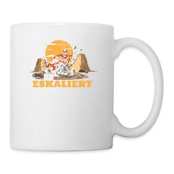 Es Eskaliert Eh Quad - Tasse - Weiß - Rechts